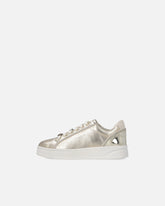 Scarpe da ginnastica laminate con logo - Grigio | Pinko