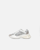 Sneakers avec empiècements lamés et logo Love Birds - | Pinko
