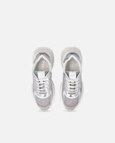 Sneakers avec empiècements lamés et logo Love Birds - | Pinko