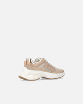 Sneakers with mix of inserts and Love Birds logo - Pink | Pinko