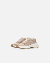 Sneakers with mix of inserts and Love Birds logo - Pink | Pinko