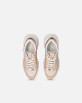Sneakers with mix of inserts and Love Birds logo - Pink | Pinko