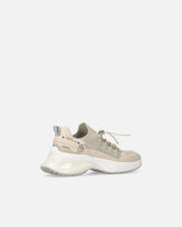 Knitted sneakers with laces and cord lock - | Pinko