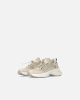 Knitted sneakers with laces and cord lock - | Pinko