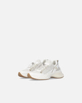 Knitted sneakers with laces and cord lock - | Pinko