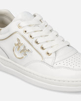Sneakers in pelle con logo Love Birds - | Pinko