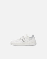 Sneakers in pelle con logo Love Birds - | Pinko