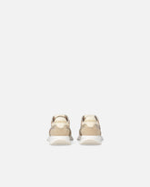 Mesh and suede sneakers with Love Birds logo - | Pinko