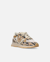 Sneakers avec logo Love Birds et imprimé animalier - | Pinko