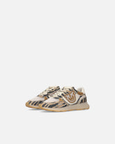Sneakers avec logo Love Birds et imprimé animalier - | Pinko