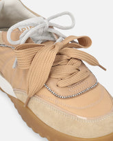 Scarpa da ginnastica con lacci doppi - | Pinko