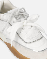 Scarpa da ginnastica con lacci doppi - | Pinko