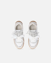 Scarpa da ginnastica con lacci doppi - | Pinko