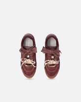 Sneakers with double laces and logo details - | Pinko