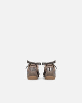 Sneakers with double laces and logo details - Brown | Pinko