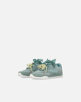 Sneakers with double laces and logo details - Sage Green | Pinko