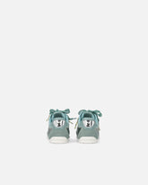 Sneakers with double laces and logo details - Sage Green | Pinko