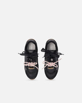 Sneakers with double laces and logo details - Black | Pinko