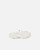 Sneakers con lacci doppi, cristallo e charm - | Pinko
