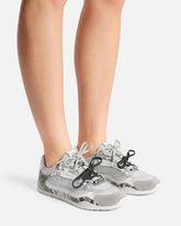 Zapatillas con estampado de pitón y cordones dobles - | Pinko