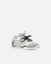 Sneakers stampa pitone con lacci doppi - | Pinko