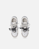 Python-print sneakers with double laces - | Pinko