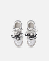 Sneakers stampa pitone con lacci doppi - | Pinko