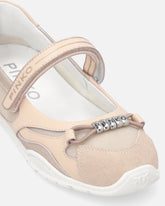 Αθλητικές μπαλαρίνες με διαφορετικά τμήματα και λογότυπο PINKO - | Pinko