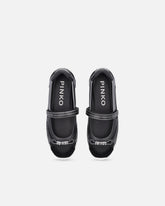 Αθλητικές μπαλαρίνες με διαφορετικά τμήματα και λογότυπο PINKO - | Pinko