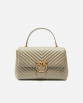Borsa a mano grande Lady Love Bag Puff Chevron -  | Pinko