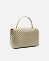 Borsa a mano grande Lady Love Bag Puff Chevron -  | Pinko