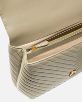 Borsa a mano grande Lady Love Bag Puff Chevron -  | Pinko