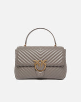 Borsa a mano grande Lady Love Bag Puff Chevron -  | Pinko