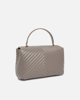 Borsa a mano grande Lady Love Bag Puff Chevron -  | Pinko