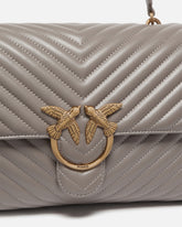 Borsa a mano grande Lady Love Bag Puff Chevron -  | Pinko