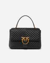 Borsa a mano grande Lady Love Bag Puff Chevron -  | Pinko