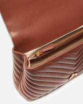 Borsa a mano media Love Bag Puff Chevron in nappa -  | Pinko