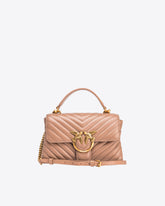 Bolso de mano mediano Lady Love Bag Puff Chevron -  | Pinko