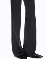 Flared ponte-knit trousers -  | Pinko