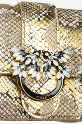 Mini Love Bag One rettile laminato PINKO Galleria -  | Pinko