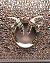 Mini Love Bag Click full strass PINKO Galleria -  | Pinko