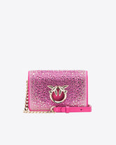 Mini Love Bag Click full strass PINKO Galleria -  | Pinko