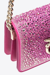Mini Love Bag Click full strass PINKO Galleria -  | Pinko