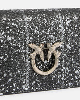 Mini borsa a tracolla Love Bag in rettile con lamina PINKO Galleria -  | Pinko