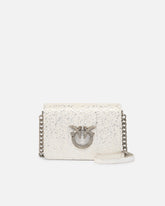 Mini borsa a tracolla Love Bag in rettile con lamina PINKO Galleria -  | Pinko