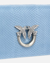 Borsetta a tracolla Mini Love Bag in rettile lucido PINKO Galleria -  | Pinko