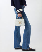 Borsa mini a mano Love Bag Top Handle in pelle -  | Pinko