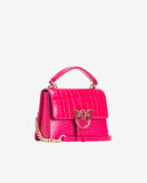 Mini Love Bag One Top Handle Light stampa cocco lucido PINKO Galleria -  | Pinko