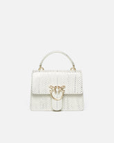 Borsetta rettile laminato con tracolla e manico PINKO Galleria -  | Pinko