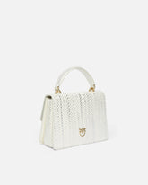 Borsetta rettile laminato con tracolla e manico PINKO Galleria -  | Pinko